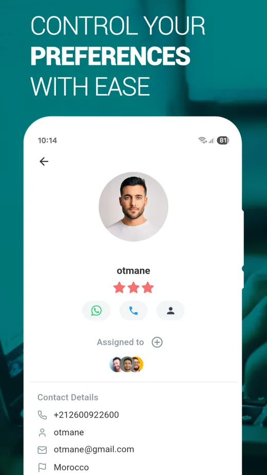 eGrow store image: a customer profile